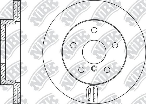 Тормозной диск NiBK. Артикул RN1246