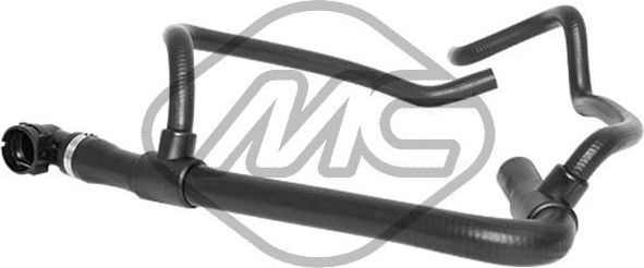 Патрубок радиатора (системы охлаждения) Metalcaucho нижний для Fiat Doblo I 2001-2015. Артикул 09362