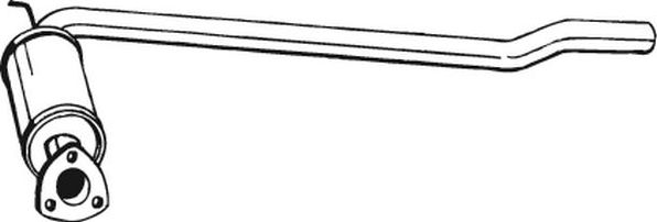 Глушитель (средняя часть) Bosal (Бельгия). Артикул 233-113