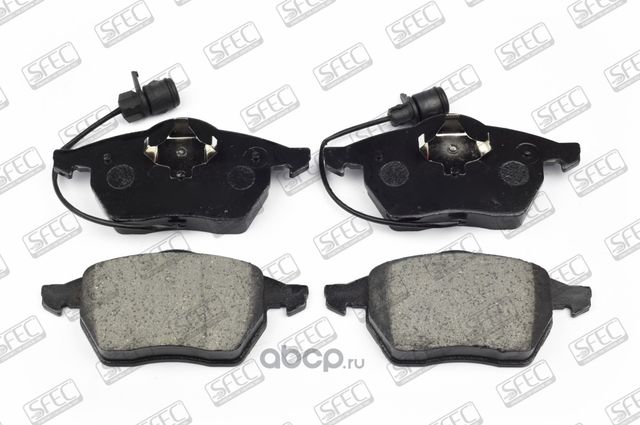 Колодки тормозные VW AUDI передние (Autosfec). Артикул BP000784