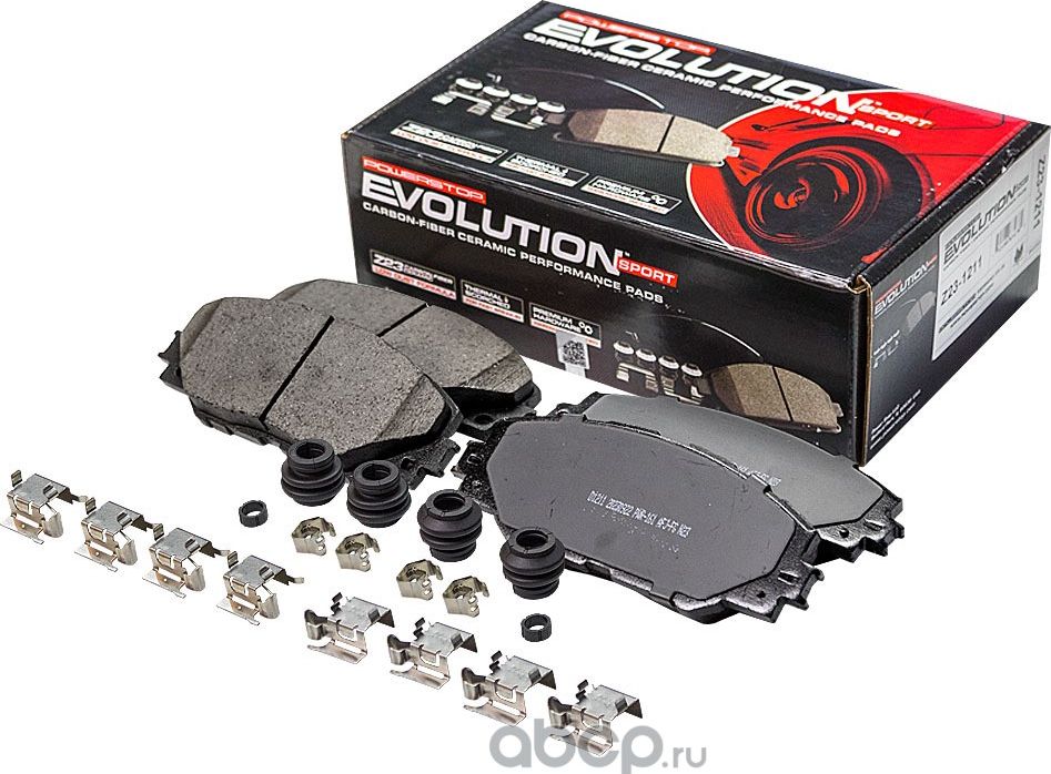 Передние керамические колодки Evolution Sport Z23 PowerStop 23-1211. Артикул 231211