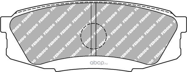 Колодки тормозные задние (Ferodo). Артикул FDSE4230