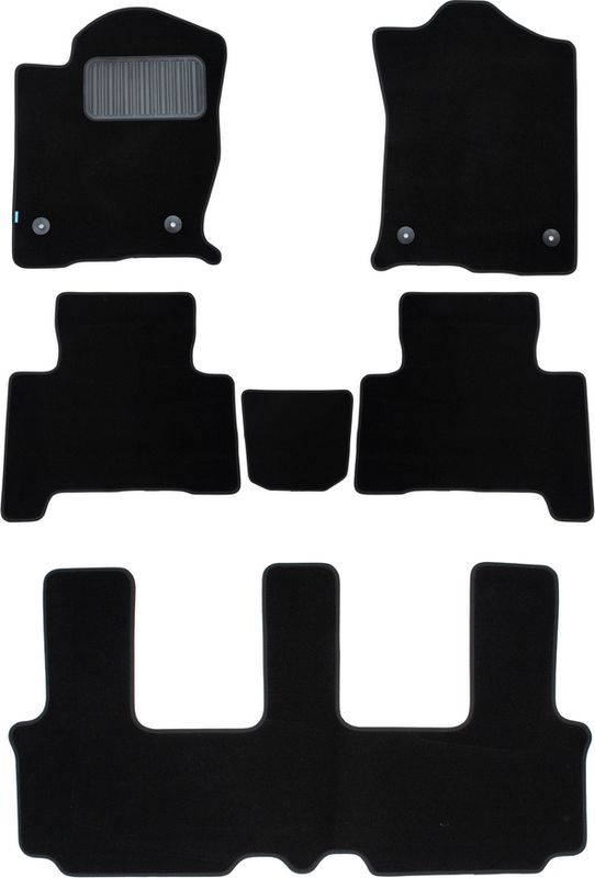 Коврики Klever Premium для салона Haval H9 2015-2026. Артикул KVR03.099.009.22110kh