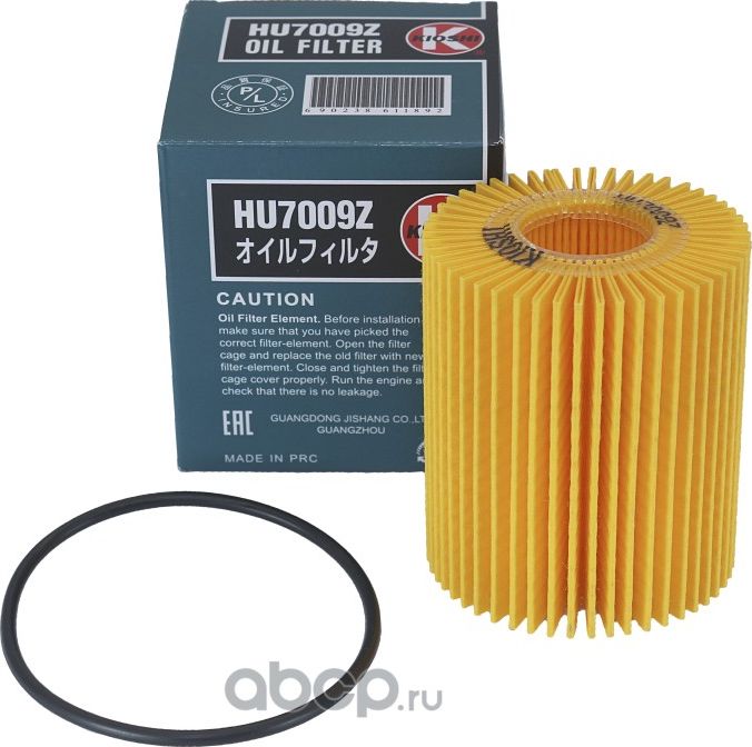 Фильтр масляный Kioshi HU7009Z, O-116 Kioshi. Артикул HU7009Z