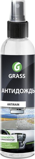 Защитное средство Grass Антидождь для стекол и зеркал, 250 мл триггер. Артикул 135250
