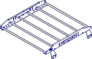Экспедиционный багажник разборный OJ 1,2х1,0м дляNiva Chevrolet 2002-2020. Артикул 01.197.05
