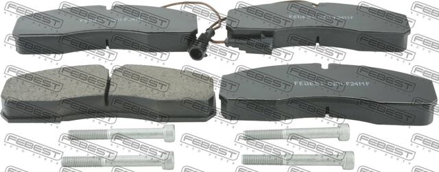 Тормозные колодки Febest. Артикул 0201-F24MF