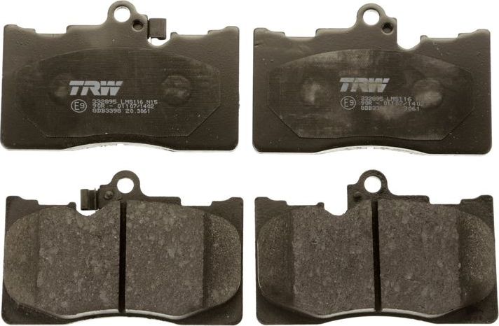 Тормозные колодки TRW COTEC. Артикул GDB3398