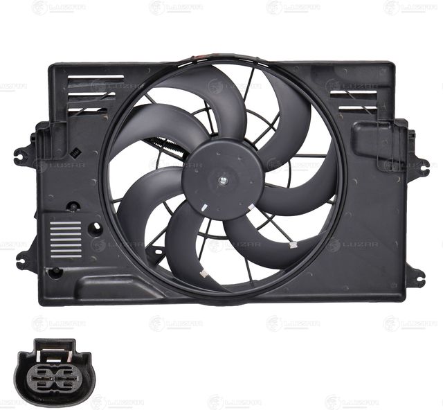 Вентилятор радиатора двигателя Luzar для Kia Seltos I 2019-2026. Артикул LFK 0848