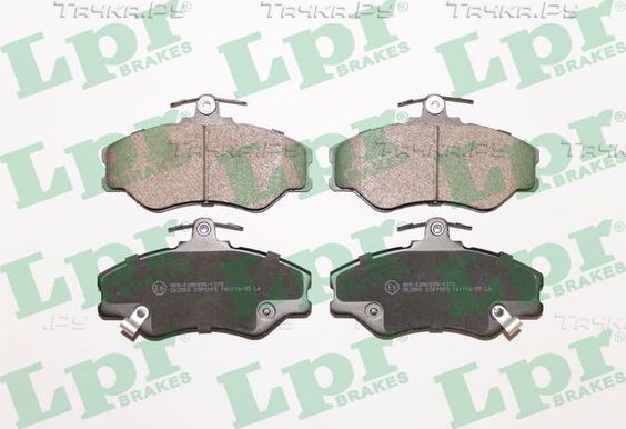 Тормозные колодки LPR передние для Hyundai Porter III 1993-2004. Артикул 05P1009