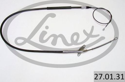 Трос ручника (тросик ручного тормоза) Linex правый для Mercedes-Benz T1 1977-1996. Артикул 27.01.31