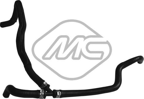 Патрубок радиатора (системы охлаждения) Metalcaucho. Артикул 97858