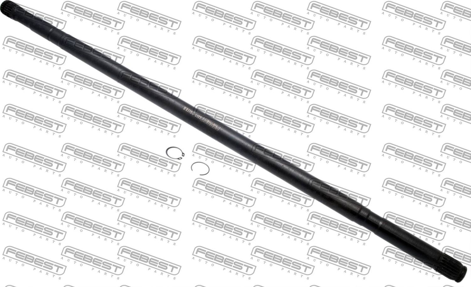 Полуось (привод в сборе, приводной вал) Febest. Артикул 0212-QG15RH