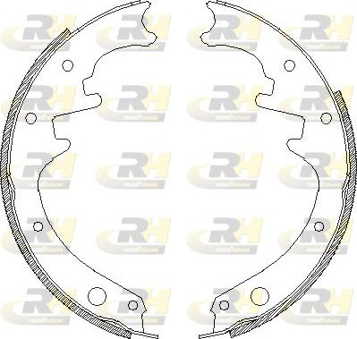 Тормозные колодки RoadHouse задние для Jeep CJ 1972-1987. Артикул 4658.00