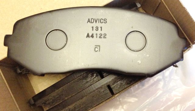 Тормозные колодки Advics. Артикул SN131