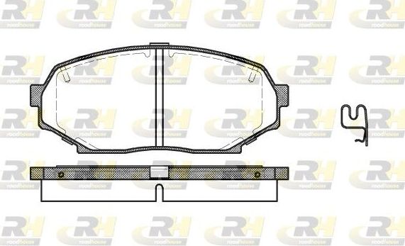 Тормозные колодки RoadHouse передние для Mazda MX-5 I (NA) 1990-1998. Артикул 2338.12