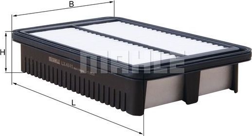 Воздушный фильтр Mahle. Артикул LX 4941
