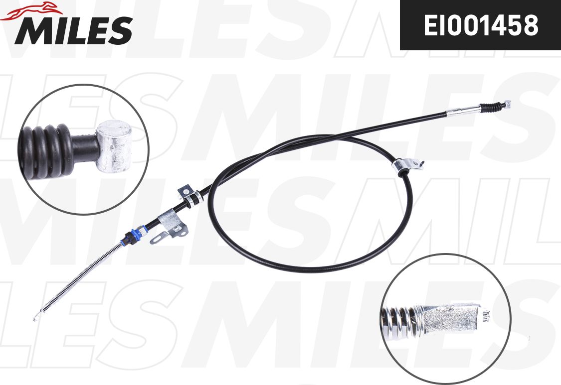 Трос ручника (тросик ручного тормоза) Miles. Артикул EI001458