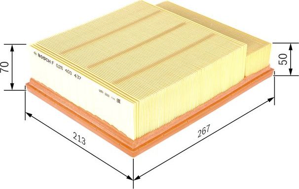 Воздушный фильтр Bosch. Артикул F 026 400 437