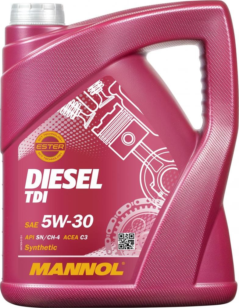 Масло моторное Diesel TDI  5w30 (5л) (Mannol). Артикул 1036