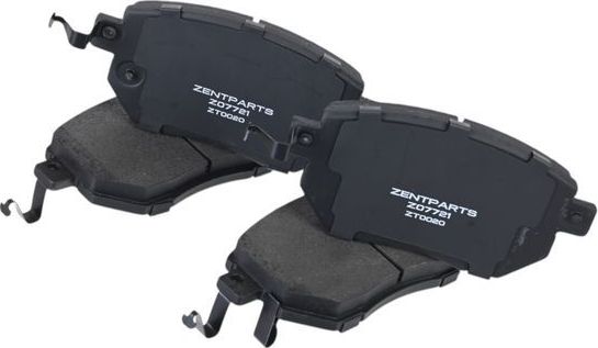 Тормозные колодки Zentparts передние для Citroen AX 1987-1997. Артикул Z07721