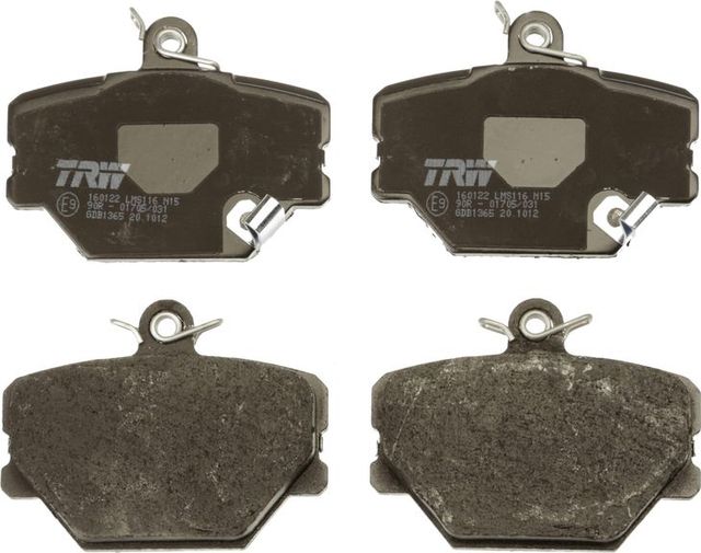Тормозные колодки TRW COTEC передние для Smart Fortwo I (W450) 1998-2007. Артикул GDB1365