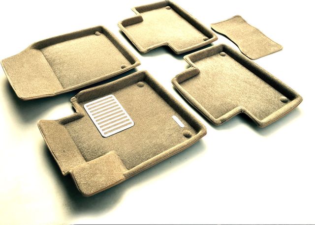 Коврики текстильные Euromat 3D Lux для салона Volvo XC90 II 2014-2026 БЕЖЕВЫЕ. Артикул EM3D-005509T