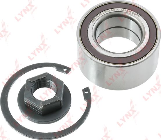 Ступичный подшипник (комплект) LYNXauto передний для Ford Fiesta V 2001-2010. Артикул WB-1175