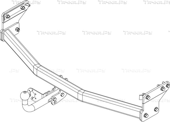 Фаркоп AvtoS для Hyundai Tucson III рестайлинг 2018-2021. Артикул HY 33