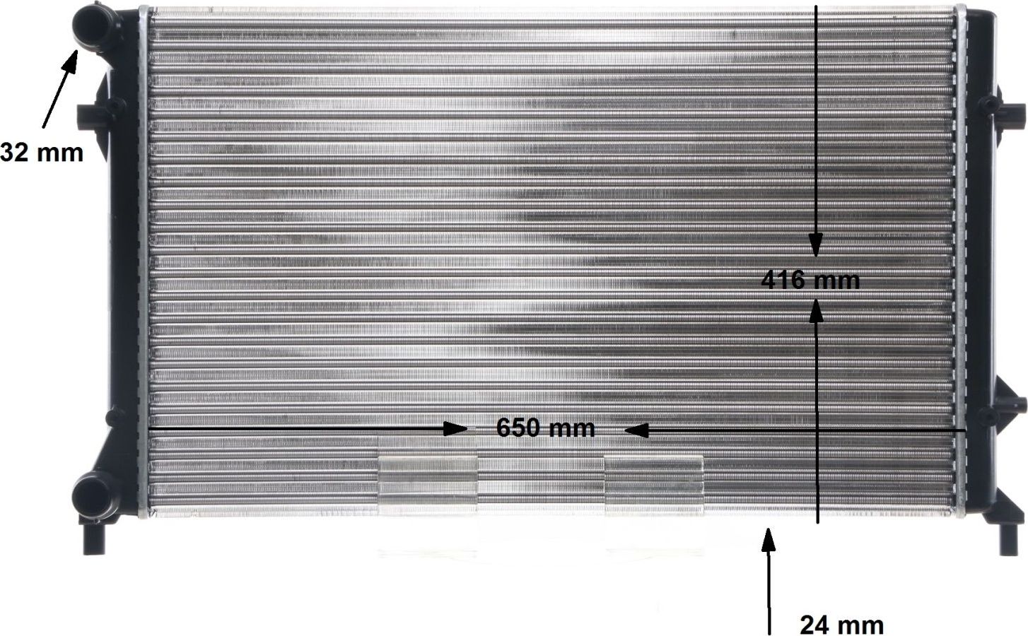 Радиатор охлаждения двигателя Mahle Behr. Артикул CR 30 001S