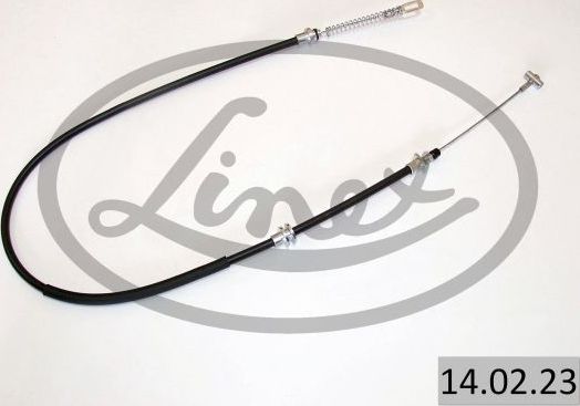 Трос ручника (тросик ручного тормоза) Linex. Артикул 14.02.23