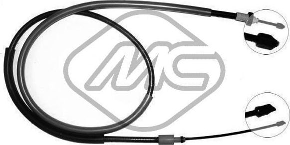 Трос ручника (тросик ручного тормоза) Metalcaucho. Артикул 80826