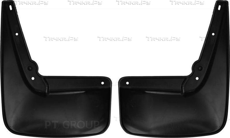 Брызговики PT Group задние широкие (2 шт) для Renault Logan II 2012-2022. Артикул LLA023301