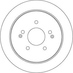 Тормозной диск TRW. Артикул DF6901