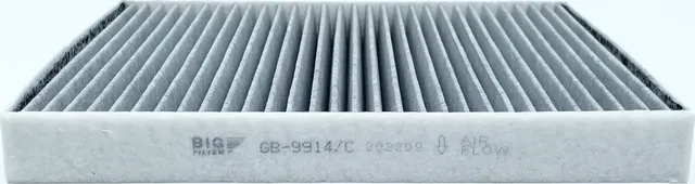 Фильтр салона угольный VOLKSWAGEN Amarok  Caravelle T5  Touareg I  Transporter/Bus T5  AUDI Q7  PORS (BIG Filter). Артикул gb-9914/c