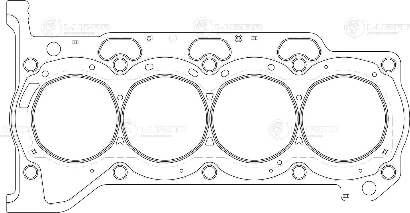 Прокладка ГБЦ Luzar. Артикул LES 11901