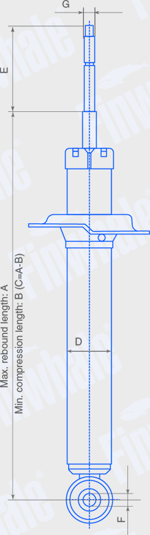 Амортизатор Finwhale. Артикул 23062GU