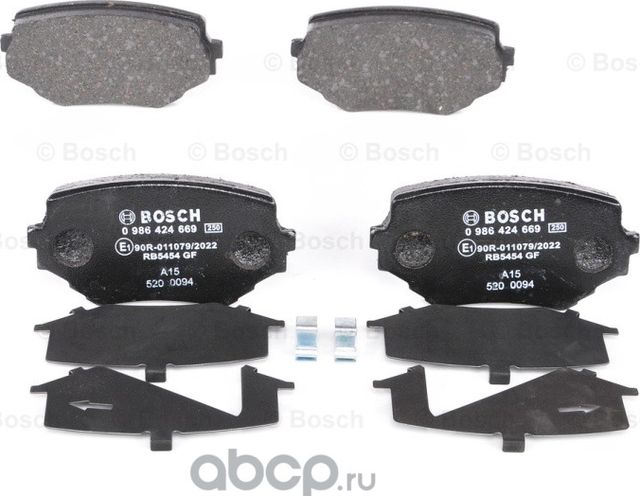 Колодки пер  Grand Vitara XL 7 5дв    65D31) (Bosch). Артикул 986424669