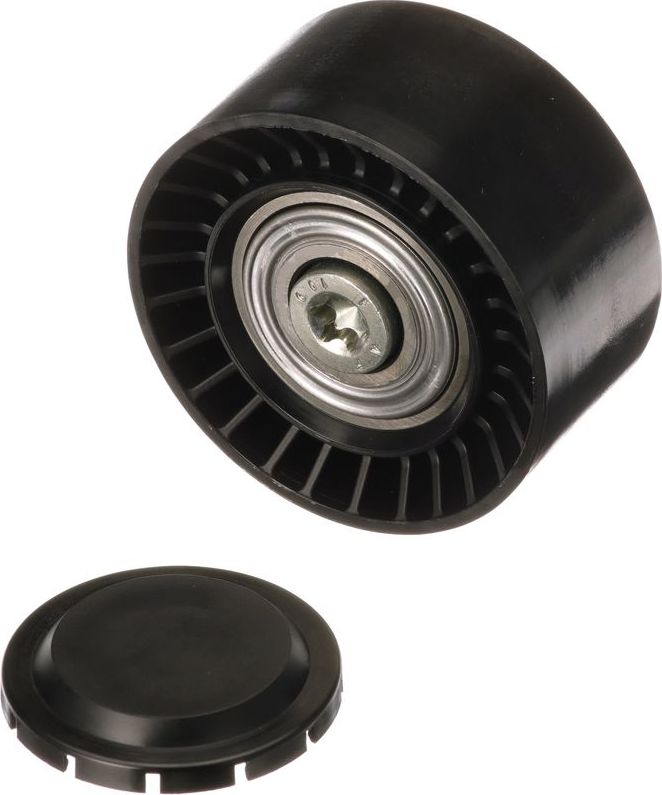 Направляющий (ведущий) ролик приводного поликлинового ремня Gates (полимерный материал). Артикул T36728