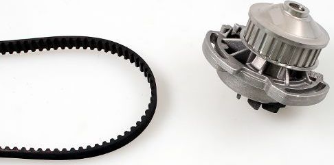 Помпа (водяной насос) с комплектом ремня ГРМ Hepu для Audi 80 III (B2) 1978-1981. Артикул PK05150