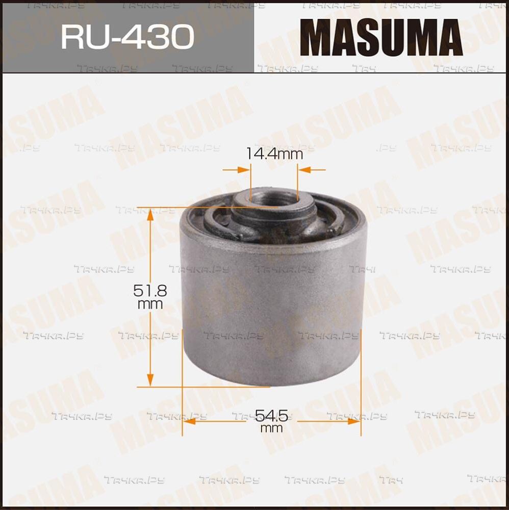Сайлентблок заднего рычага подвески Masuma. Артикул RU-430
