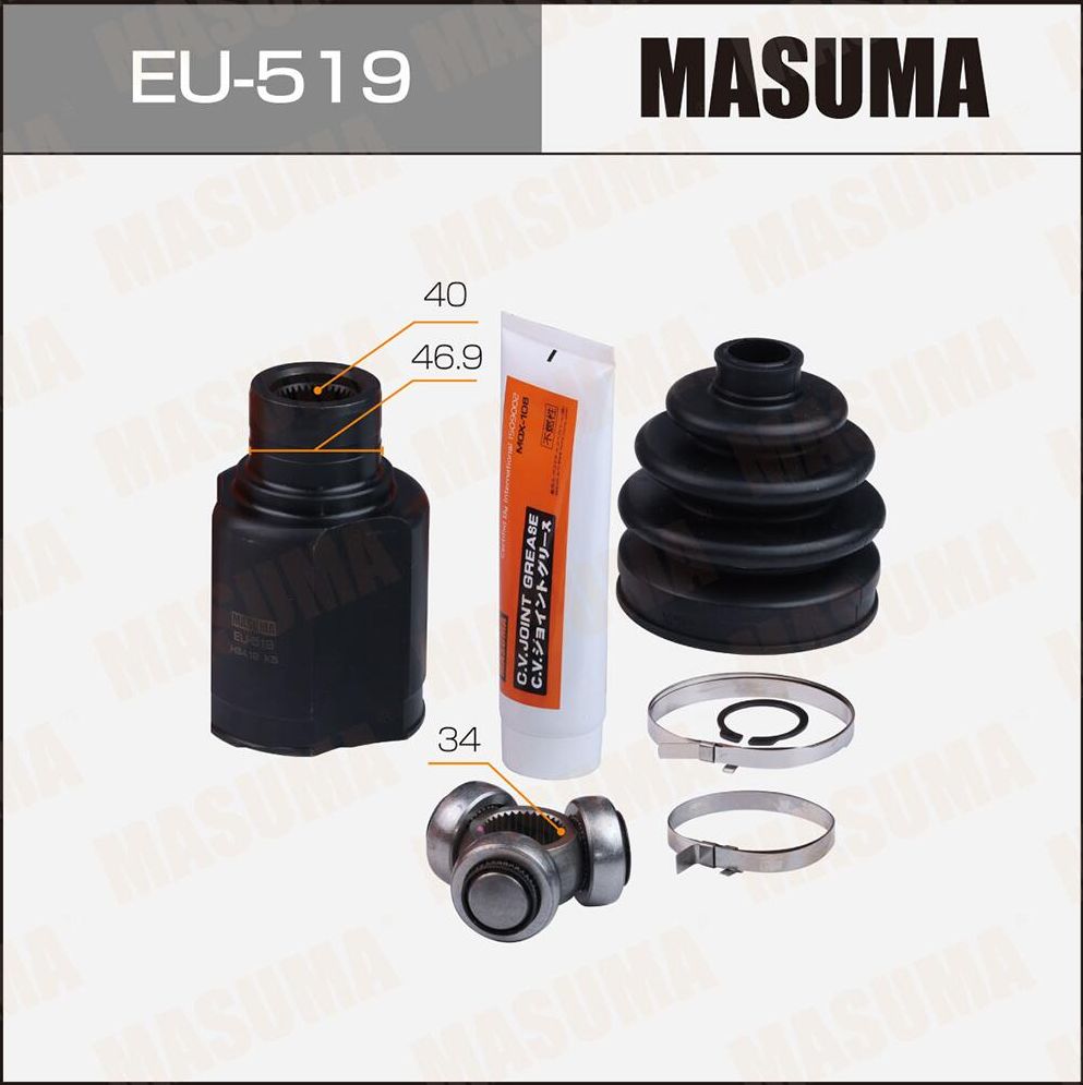 Шрус внутренний (граната) Masuma. Артикул EU-519