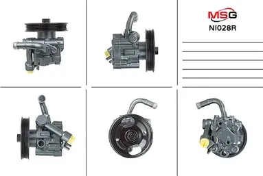 Насос ГУР восстановленный Renault Latitude 2011-, Nissan Teana 2003-2008, Nissan (MSG). Артикул NI028R