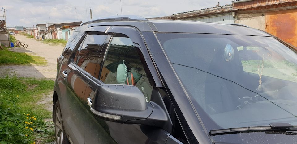 Дефлекторы Cobra Tuning для окон Ford Explorer V 2010-2019. Артикул F33810