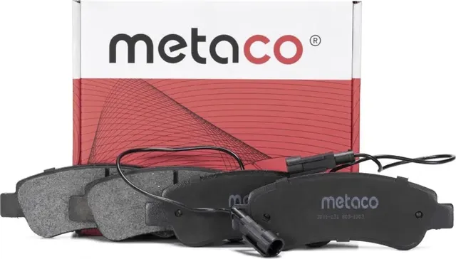 Колодки тормозные задние дисковые к-кт (Metaco). Артикул 3010231