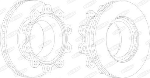 Тормозной диск BERAL. Артикул BCR176A