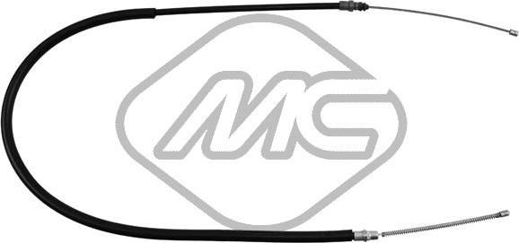 Трос ручника (тросик ручного тормоза) Metalcaucho правый для Renault Clio I 1996-1998. Артикул 80255