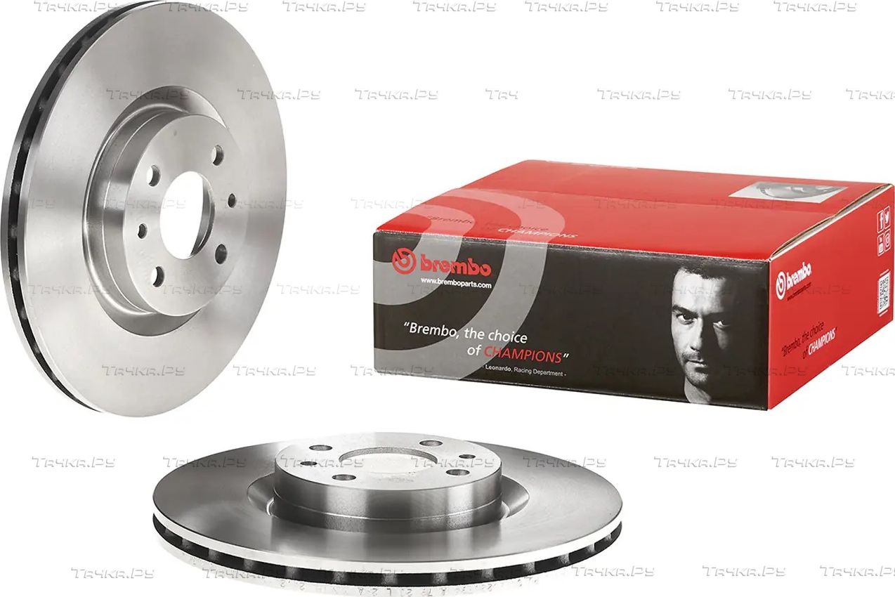 Тормозной диск Brembo PRIME LINE передний для Fiat Croma I 1993-1996. Артикул 09.4939.14