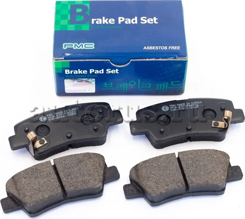 Колодки тормозные дисковые (Parts-Mall). Артикул PKB-E37