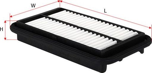 Воздушный фильтр Sakura для Nissan Pixo 2009-2013. Артикул A-14400